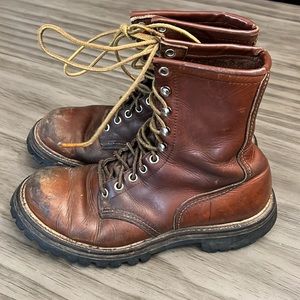 VTG RED WING IRISH SETTER INSULATED WORK BOOTS SIZE 8 MENS/9 or 9.5W